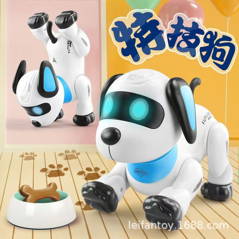 Intelligent programming remote control stunt robot dog singing and dancing follow robot dog Electric pet dog children's toy Application Scenario