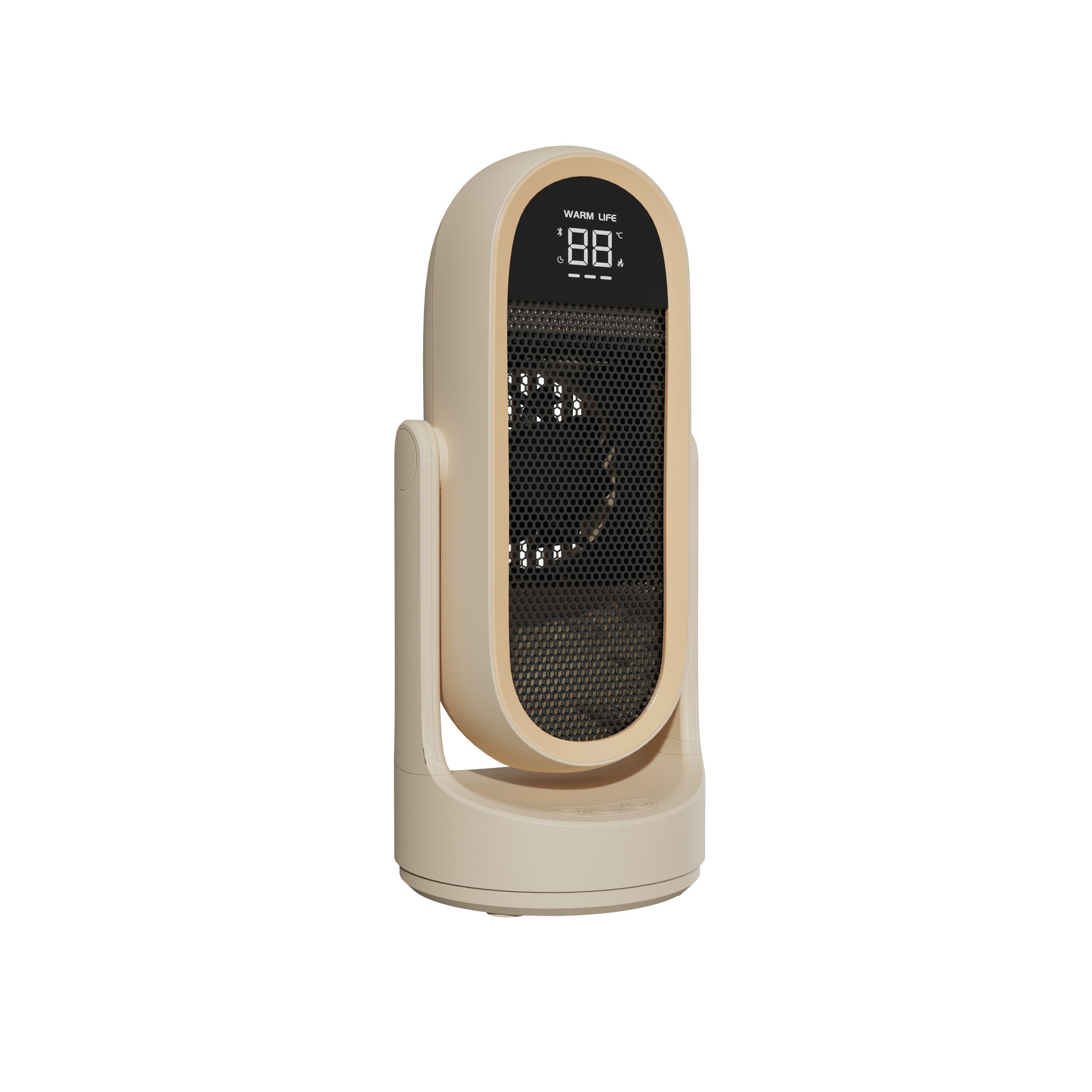 New household warm air fan, PTC electric heater, desktop standing graphene whole-house heater, automatic shaking head Item Picture