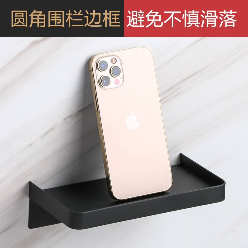 Stainless steel toilet hand rest frame without drilling, toilet tray, toilet paper roll rack, public place tissue paper rack, storage rack details Picture