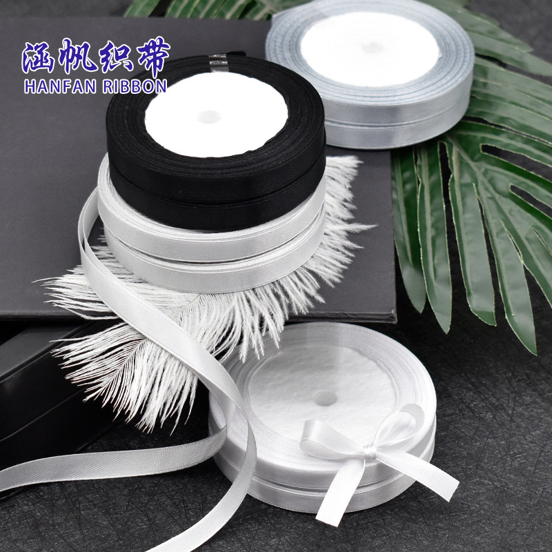 Cross-border exclusive stock of 1cm ribbons, hand-woven hair ribbons, children's early education toys, ribbons, Christmas bows details Picture