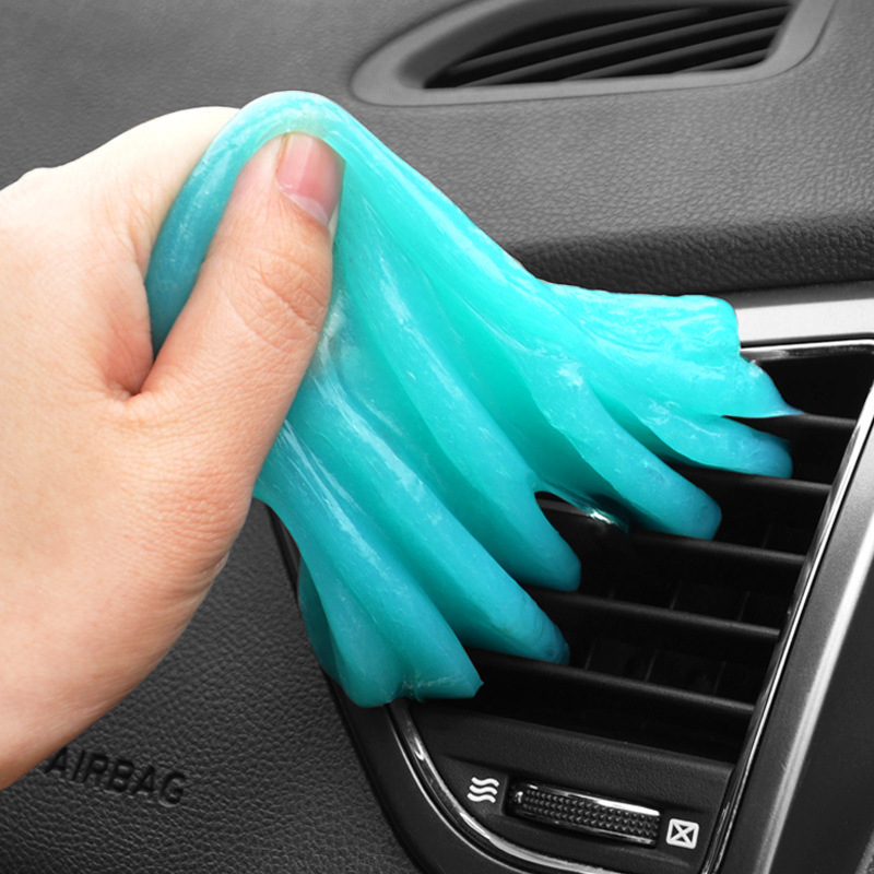 Wholesale of car cleaning soft rubber, multi-functional dust removal black technology, computer keyboard, car interior crevices and dead corners cleaning magic tool details Picture