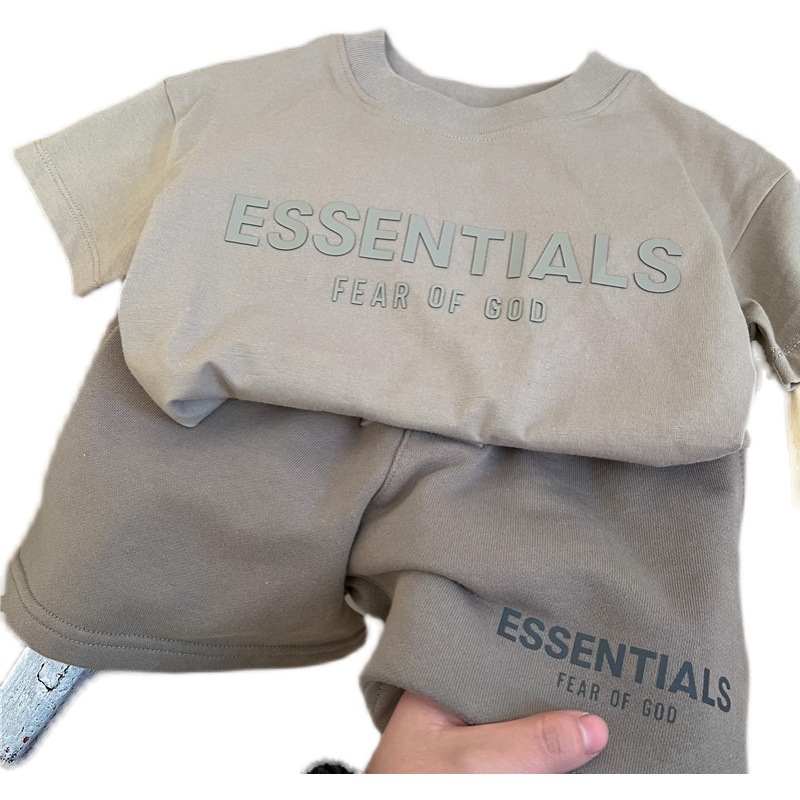 Niño ropa deportiva verano 2026 nuevo hombre niña manga corta camisetas bebé casual shorts moda dos piezas moda Item Picture