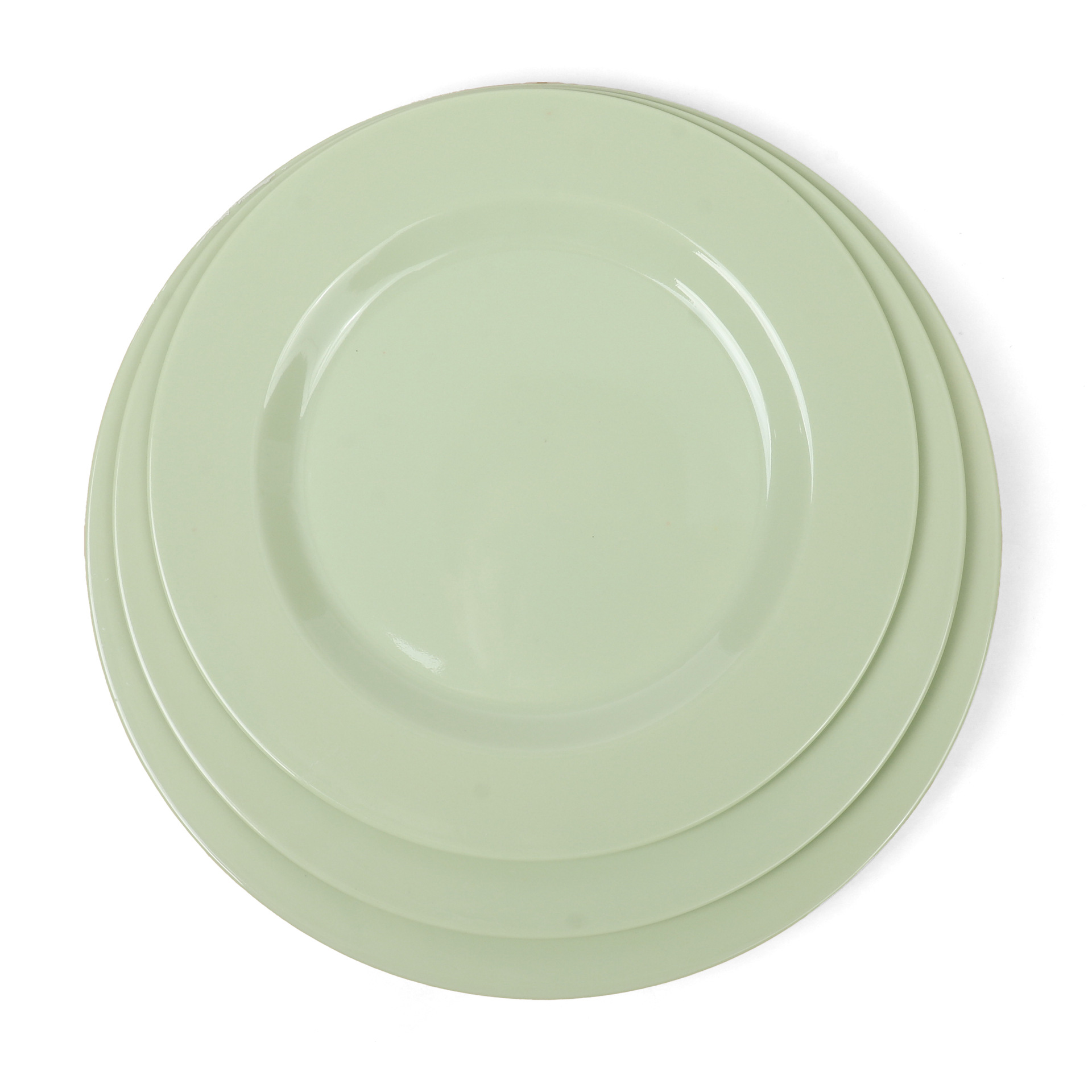 OEM production of porcelain, plastic and melamine tableware for foreign trade, restaurants, barbecue restaurants, cold dish plates, fast food plates full figure