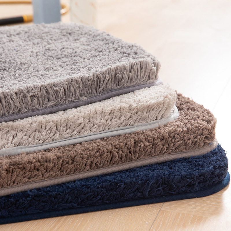 Cross-border thickened plush absorbent floor mat, bathroom anti-slip foot mat, household kitchen and bathroom floor mat, entrance door mat Application Scenario
