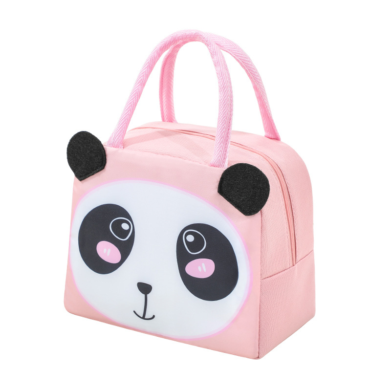 3D stereoscopic lunch box bag, cute cartoon student lunch bag, portable hand-held storage, insulated lunch box bag Item Picture