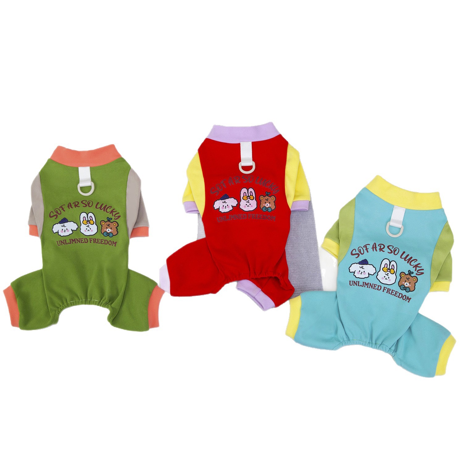 Perro mascota cuatro piernas ropa de perro medio cachorros ropa de gato productos para gatos otoño e invierno de peluche cuatro piernas ropa de teddy fafa ropa de combate Item Picture