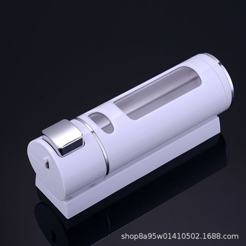 Soap dispenser, hotel household body wash, wall-mounted disinfectant hand sanitizer, soap dispenser box, kitchen stainless steel manual press details Picture