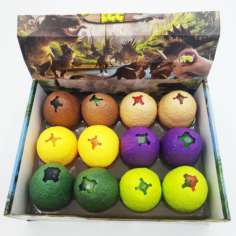Dinosaur Egg Venting Ball TPR New and unique Squeezing toy, squeezing Dinosaur egg Venting ball manufacturer direct Item Picture