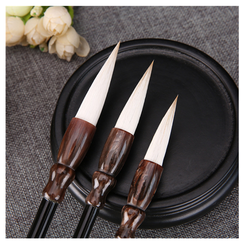 Chengzhen Yipin Jianmao high-quality goat hair brush, a fine pen for the Four Treasures of the study, a calligraphy practice pen for students