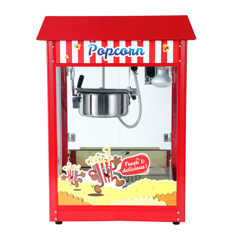 Fully automatic popcorn machine, commercial desktop cinema, shopping mall luxury butterfly-shaped spherical popcorn machine Specification image