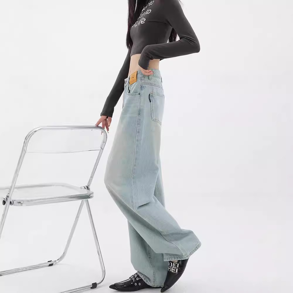 女式牛仔裤实物图