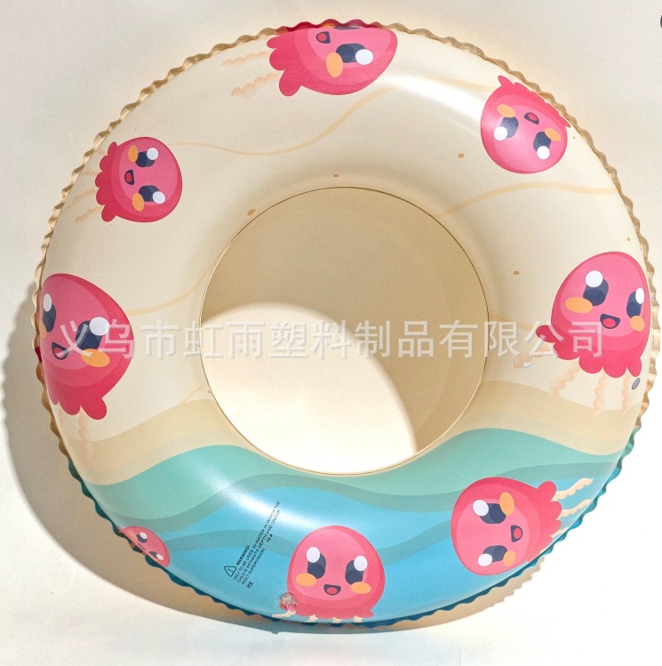 虹雨海星章鱼圈游泳圈成人儿童加大加厚游泳圈充气腋下圈厂家直销