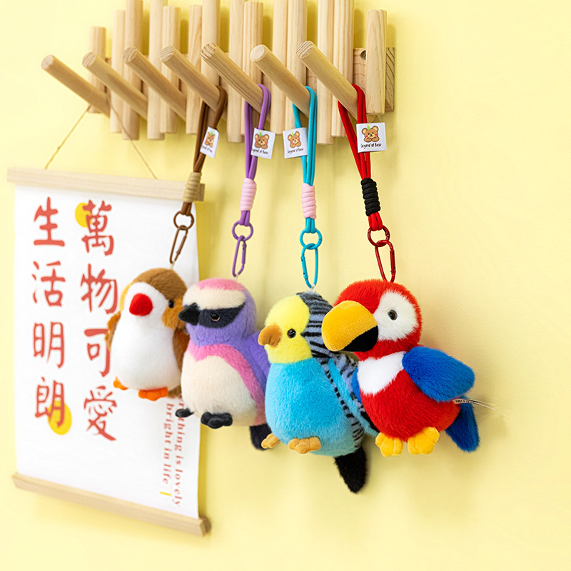 Parrot plush toy, palm treasure, bear Legend doll, table decoration, cute animal parrot bird Application Scenario