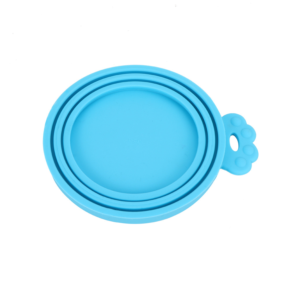 Cross-border pet supplies: Silicone dog food, cat food, can LIDS, fresh-keeping LIDS, three-piece sealing LIDS, factory direct sales Item Picture