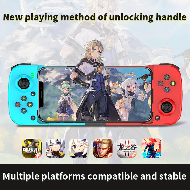 D3 gamepad móvil inalámbrico bluetooth 5.0 android ios conexión directa MFI bluetooth stretch gamepad comer pollo Specification image