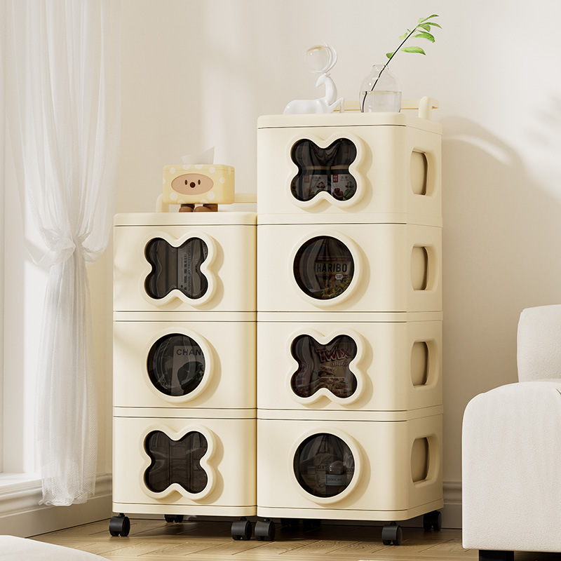 Cross-border toy storage cabinet, drawer-type baby products organizing cabinet, home living room snack storage cabinet, storage cabinet