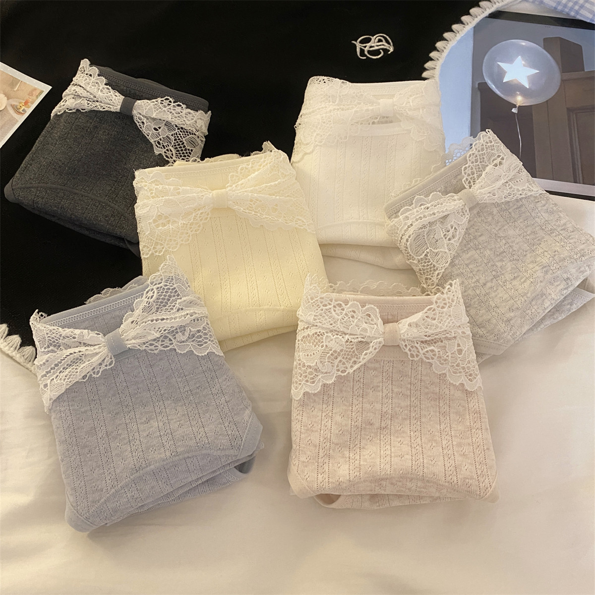 "Romantic and gentle life!" [Sweet Love Xiaoxiang] Pure cotton underwear for women, triangle pants for women details Picture