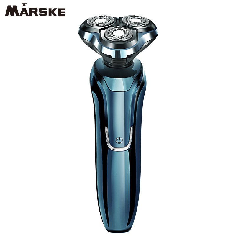 MARSKE MS-3366 cross border hombre eléctrico afeitadora de cuerpo completo lavado 4D barbeadora de tres cabezas giratorio recargable afeitadora Item Picture