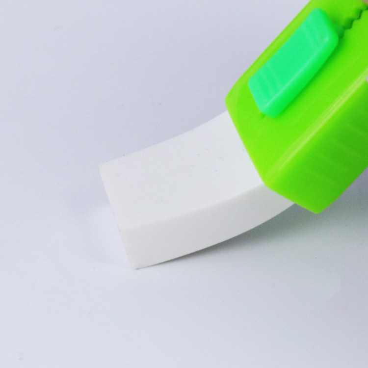 Yalong Cross-border's new 4-color mixed TPR material rubber band brush eraser stationery for returning to school details Picture
