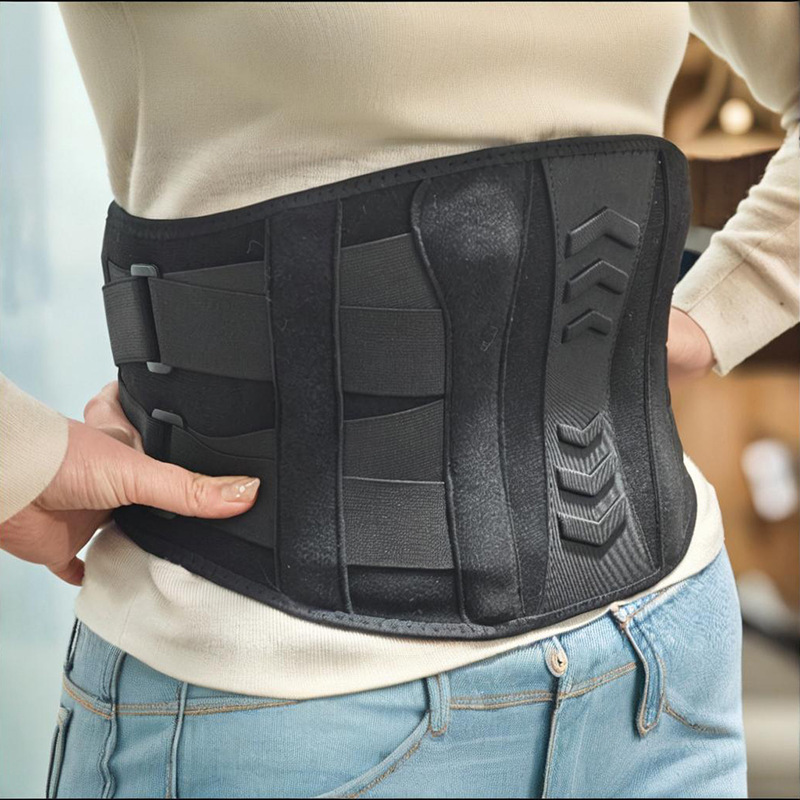 Cross-Border Fitness Lumbar Support Belts For Lumbar Protection And Support, Men's And Women's All-Season Elastic Pressure Sports Lumbar Support Wholesale details Picture