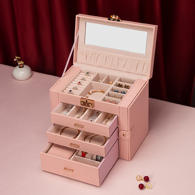 首饰架、首饰箱、首饰袋实物图