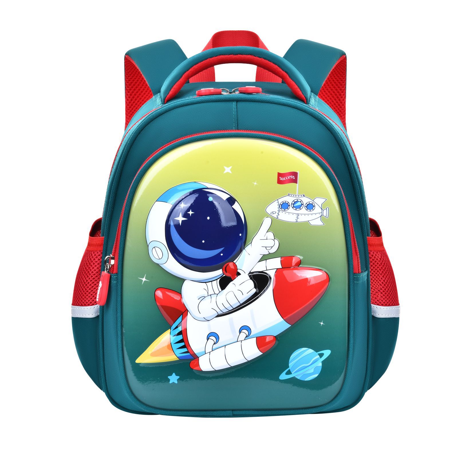 Big-tailed Cat Astronaut Kindergarten children's schoolbags, primary school boys and girls' backpacks, first-grade boys' backpacks Item Picture