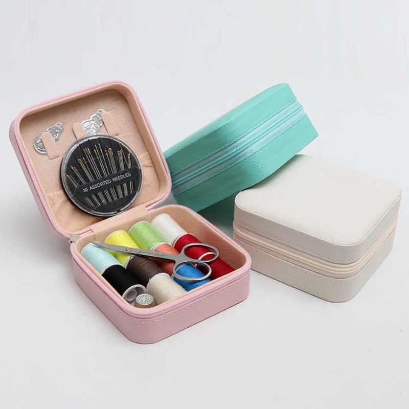 Household multi-functional portable sewing kit, high-end student dormitory multi-color sewing and mending needle and thread set, starting from one piece details Picture