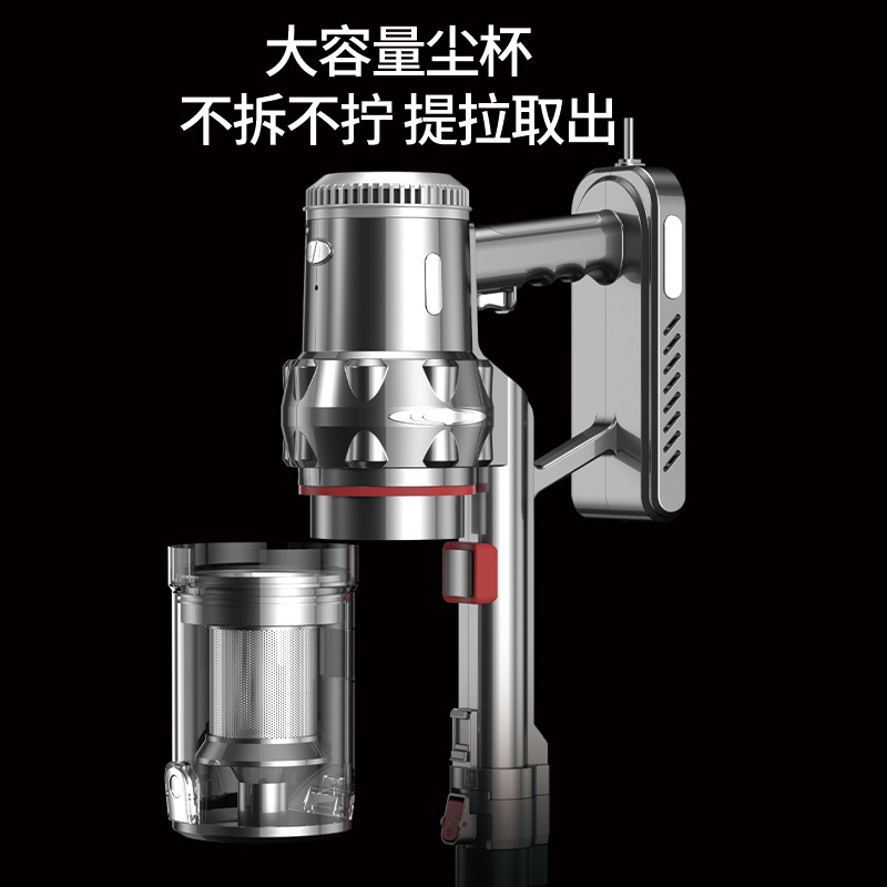 便携式无线吸尘器家用手持小型真空大吸力强力吸螨吸尘拖地吸尘机 details Picture
