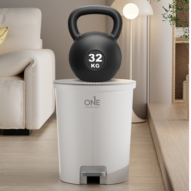 براميل القمامة المنزلية، غرف المعيشة المنزلية، دواسة العمل الابتكارية، ذات أغطية بسيطة Specification image