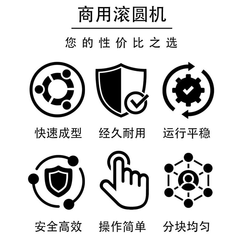 Commercial semi-automatic dough rolling machine, fully automatic dough dividing and rolling machine, dough rolling machine factory Item Picture