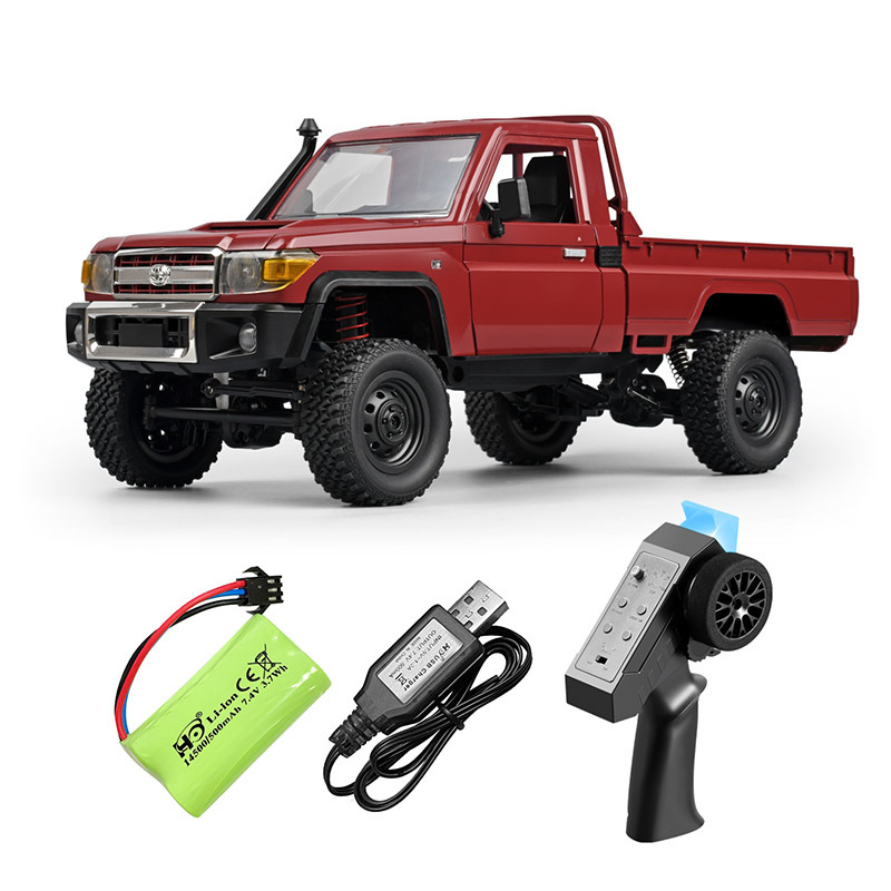 Mangniu MN82 four-wheel drive remote-controlled off-road vehicle 1:12 scale Toyota Land Cruiser pickup LC79 climbing model toy boy Item Picture