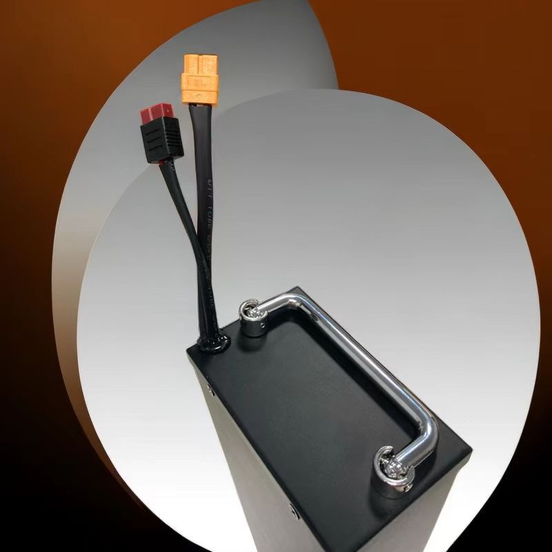 Factory direct supply of A-grade power 18650 battery cells, iron box, 48V, 60V, 72V ternary lithium battery power supply, rechargeable Specification image