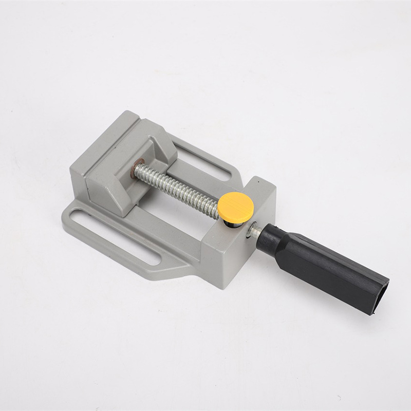 Single-handle quick right-angle clamp, bench vise, small table vise, woodworking tool, right-angle fixed clamp, welding clamp details Picture