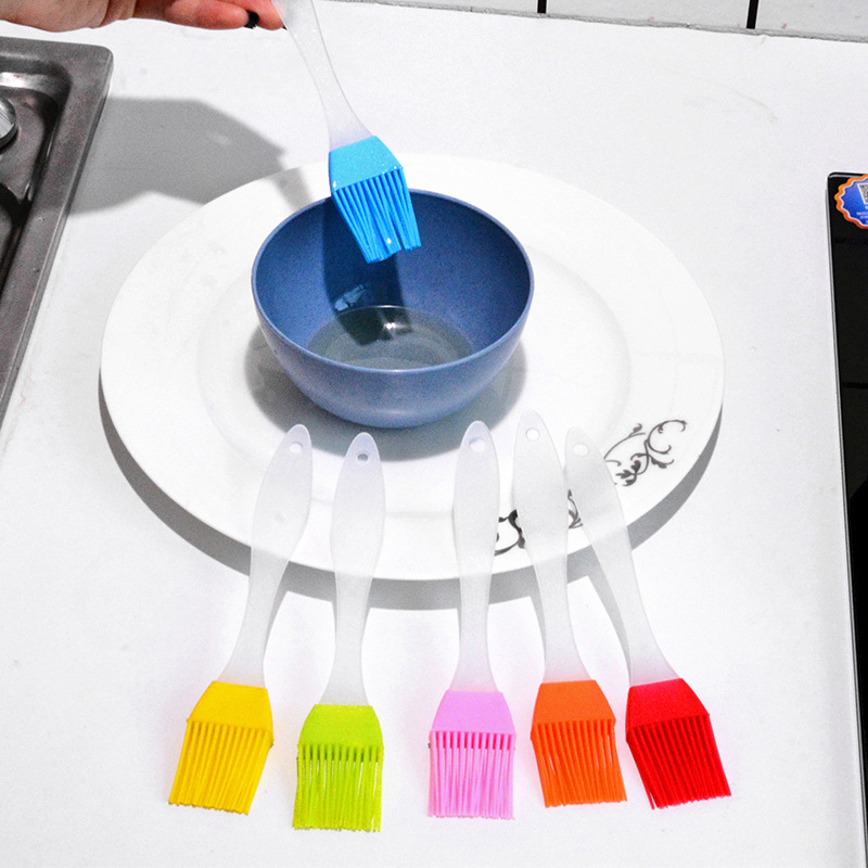 Silicone oil brush, high-temperature resistant baking and barbecue brush, split-type oil brush, cake cream barbecue brush, butter brush