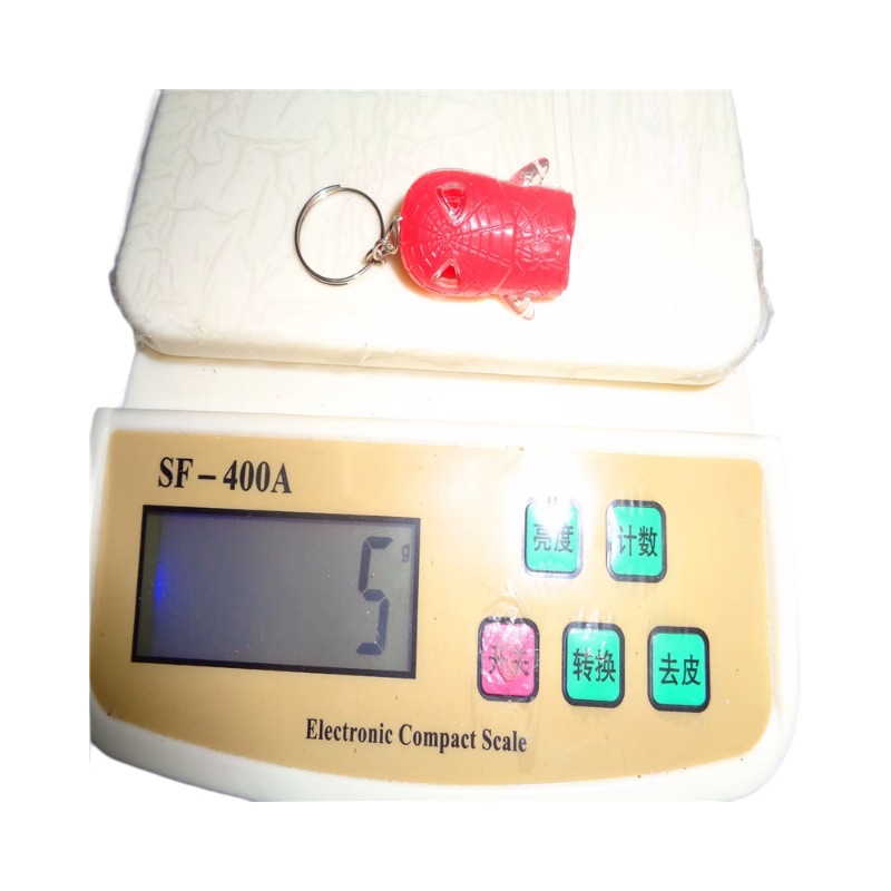 New mini illuminated children's plastic toys, LED keychains, night lights, Spider-Man factory wholesale Item Picture