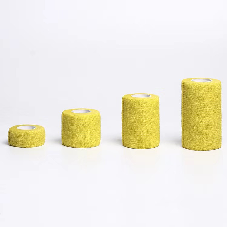 Non-woven fabric self-adhesive bandages for export, elastic sports bandages, beauty bandages, pet bandages Specification drawing