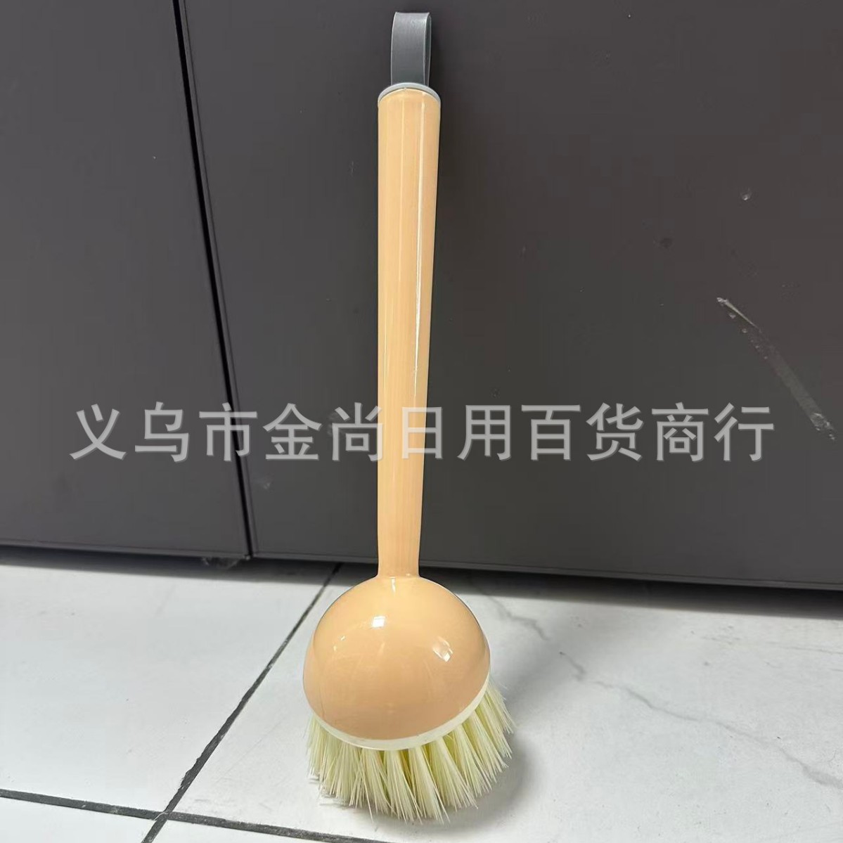 New cleaning brush, steel wool ball pot brush, long-handled household kitchen multi-functional brush, dish cleaning pot with long-handled pot brush