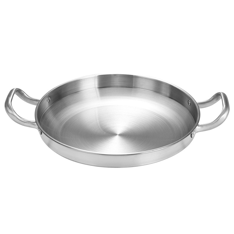 غلايات المقلية ذات الأذنين الخفيفة من المقلاة المصنوعة من الفولاذ غير القابل للصدأ الكوري Item Picture