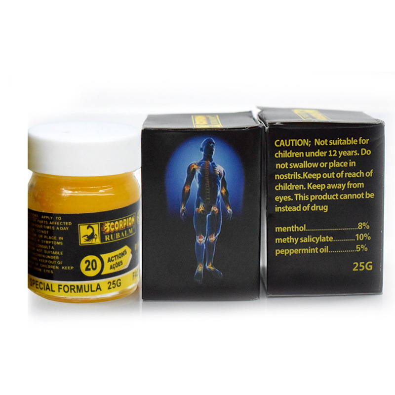 Only available in cross-border scorpion paste cans for mosquito repellent, cooling, heatstroke prevention, itch relief, refreshing and brain-boosting plant fever-generating mint paste 25g Application Scenario