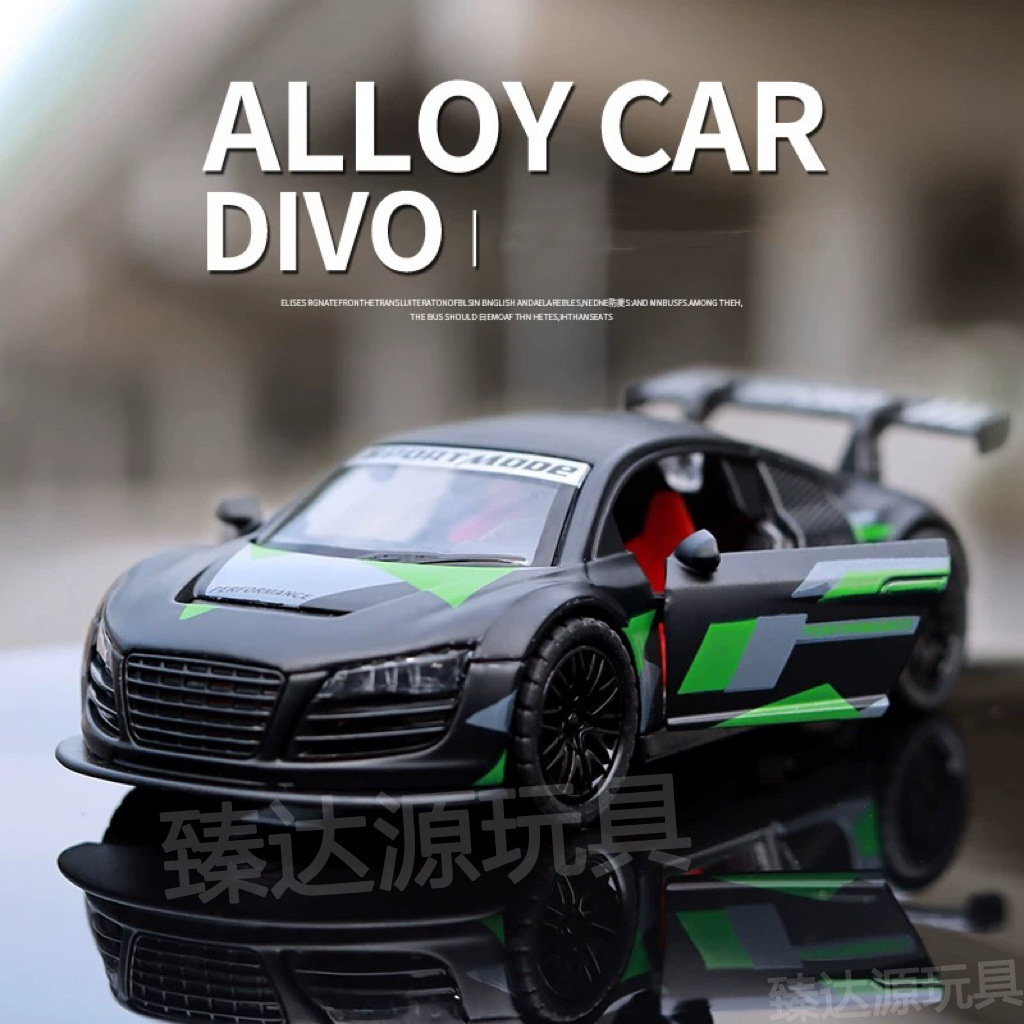 （盒装）1:36仿真合金赛车模型儿童玩具回力车模摆件收藏礼物批发