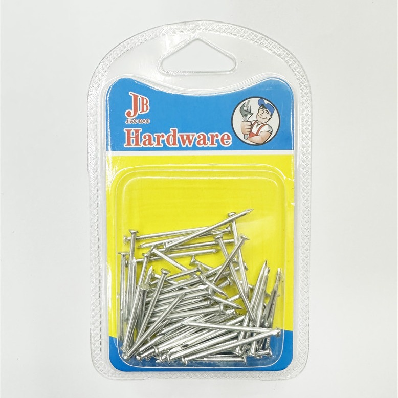 Factory wholesale of hardware, supermarket type iron nails, household iron nails, wooden nails, round nails, foreign trade supermarket iron floor nails Specification image