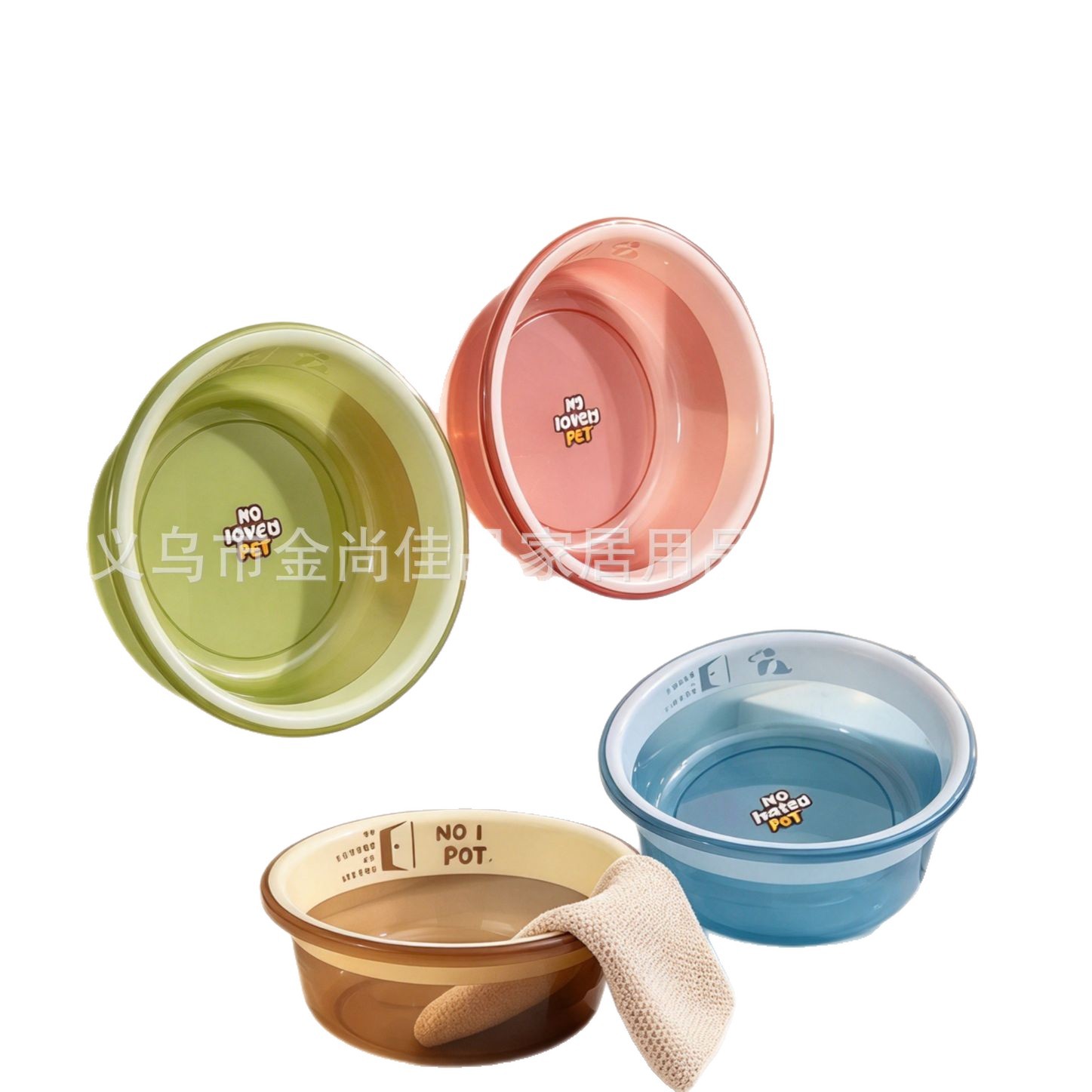 الحوض المغسل بالبلاستيك المنزلي، Washbasin، الذي يستخدم كميات كبيرة من الأواني Item Picture