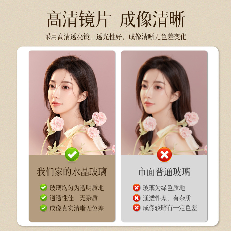 Floor-standing mirror, full-length mirror for home bedroom and living room, wall-mounted, Chinese-style light luxury dressing mirror and fitting mirror for clothing stores Application Scenario