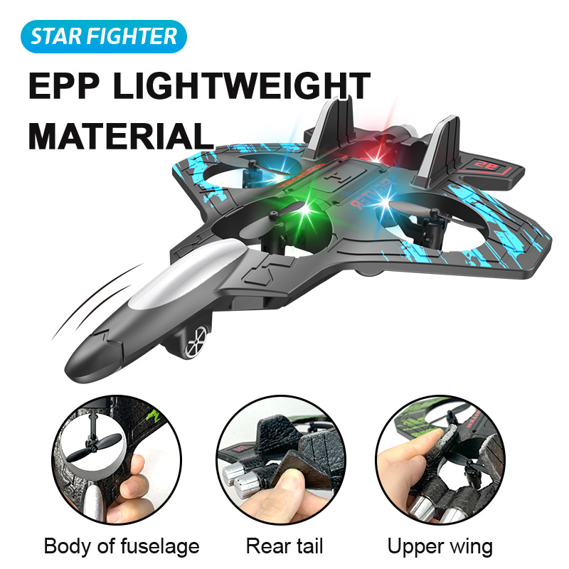 2.4G remote-controlled foam aircraft, gravity-sensing helicopter, roll stunt remote-controlled aircraft, long-range unmanned aerial vehicle Specification image