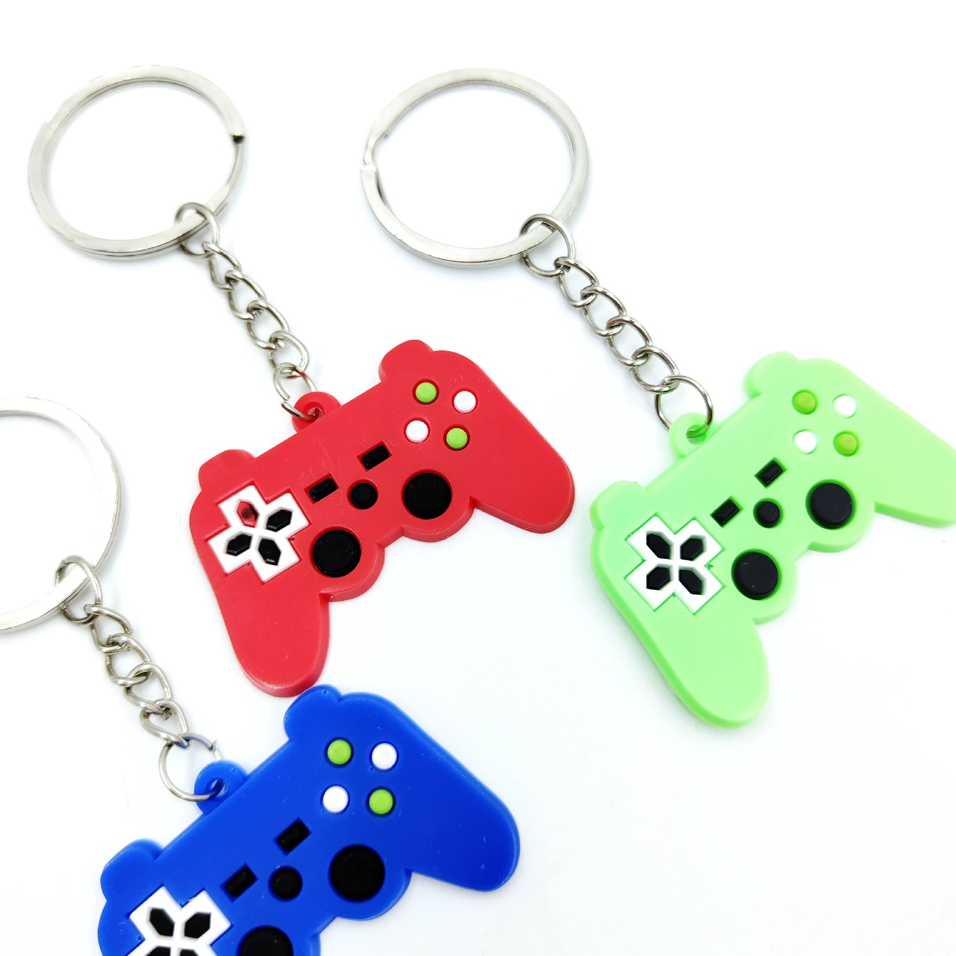 Creative new key chains, PVC game console handles, keychains, cars, festival party small gifts wholesale, fun for children Application Scenario