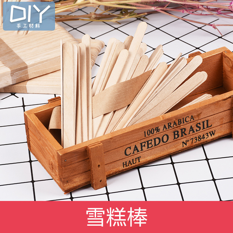 diy crystal resin, handcrafted jewelry, ice cream sticks, materials, resin resin mixing sticks, disposable wood chips, bamboo chips Specification image