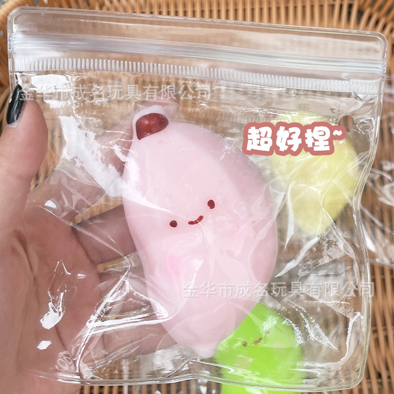 A creative, stress-relieving and funny toy with a mud-like simulation of food and play, a cute silicone toy for girls details Picture