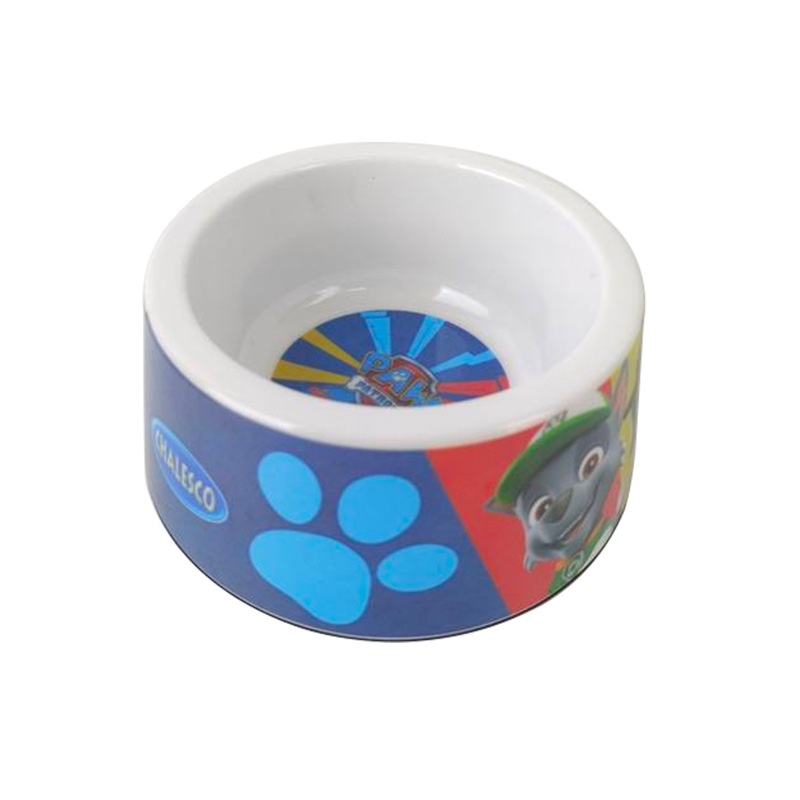 Cartoon Paw Patrol cat bowl, pet cat feeder, single cat bowl, cat food bowl, pet supplies, anti-knock dog bowl details Picture