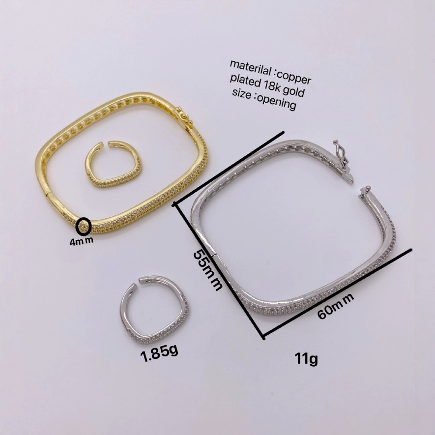 24 New European and American best-selling hollowed-out full diamond style bracelet, semi-hollowed-out star-shaped versatile bracelet for women Application Scenario