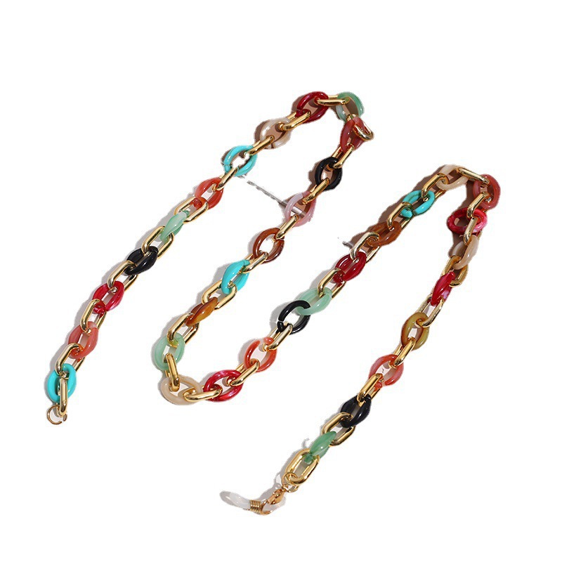 链条/珠链/链条配件/链条塑料/潘家延长链白底实物图